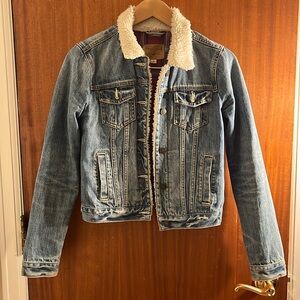 Hollister Fleece Jean Jacket